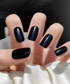 MIDNIGHT BLACK - UV GEL NAIL STICKERS GNG04