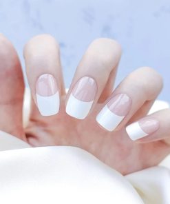 WHITE FRENCH- UV GEL NAIL STICKERS GNG265