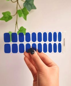 ROYAL BLUE - UV GEL NAIL STICKERS GNG63