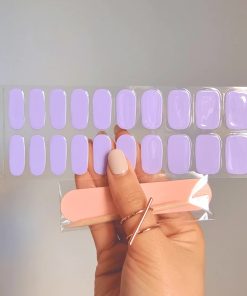 LAVENDER PURPLE- UV GEL NAIL STICKERS GNG71