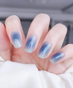 SPARKLING SEA WAVES - UV GEL NAIL STICKERS GNG241