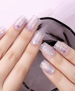 BABY PURPLE SUGAR PRINCESS- UV GEL NAIL STICKERS GNG215
