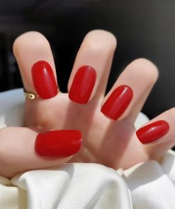 CANDY APPLE RED - UV GEL NAIL STICKERS GNG02