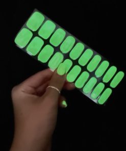 GLOW IN DARK - UV GEL NAIL STICKERS GNG102