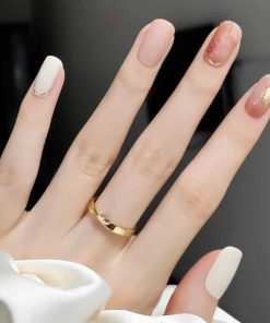NUDE MARBLE - UV GEL NAIL STICKERS GNG13