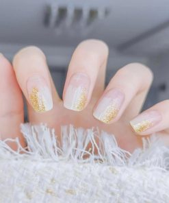 TOUCH OF GOLD DUST - UV GEL NAIL STICKERS GNG89